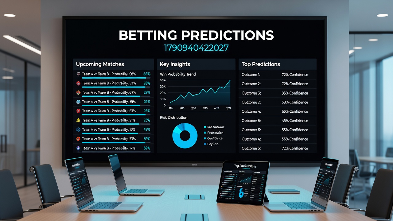 Analyst reviewing real-time betting prediction dashboards for multiple sports