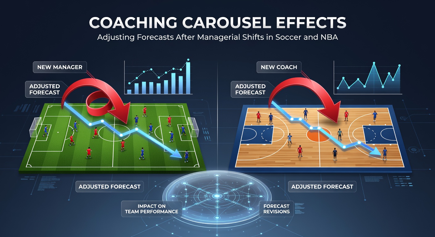 Soccer coach on the sidelines during a match with tactical board, representing managerial changes in European leagues