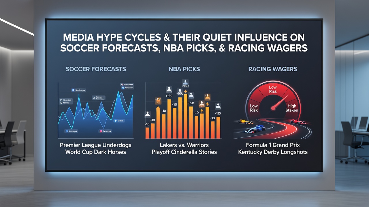 Media coverage patterns affecting sports betting trends across soccer, basketball, and horse racing