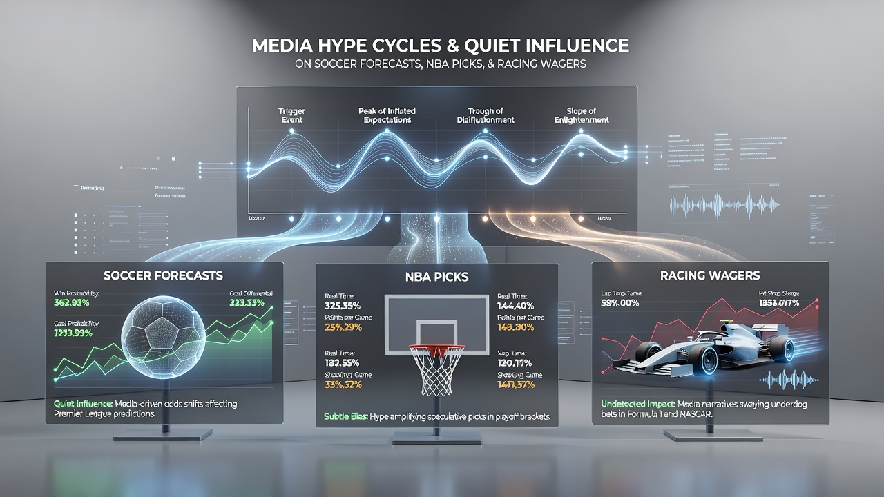 Betting activity and line movements driven by media attention in multiple sports
